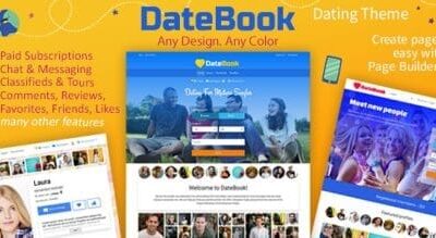 DateBook Theme – Dating WordPress Theme