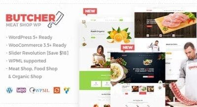 Butcher Theme – Meat Shop WooCommerce WordPress Theme