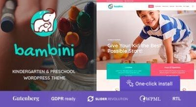 Bambini – Kindergarten & Pre-School Theme