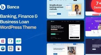 Banca Theme – Banking, Finance & Business Loan WordPress Theme