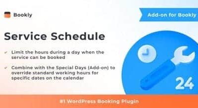 Bookly Service Schedule Addon