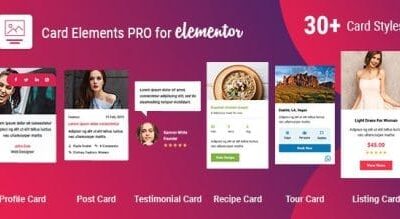 Card Elements Pro for Elementor