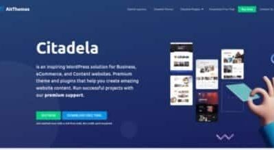 Citadela Theme – WordPress Blocks and Elementor Based Ultimate Theme