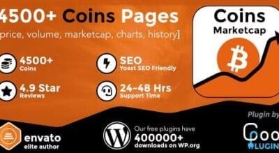 Coins MarketCap – WordPress Cryptocurrency Plugin