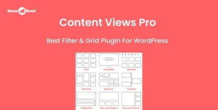 Content Views Pro – Best Filter & Grid Plugin For WordPress