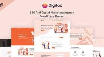 Digitax Theme – SEO & Digital Marketing Agency WordPress Theme