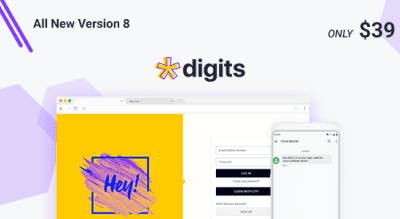 Digits WordPress Mobile Number Signup and Login – Full Bundle