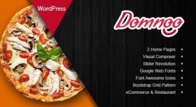Domnoo Theme – Pizza & Restaurant WordPress Theme