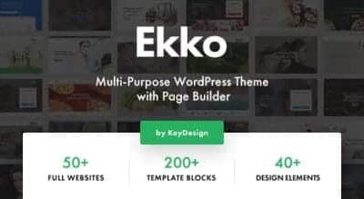 Ekko Theme – Multi-Purpose WordPress Theme with Page Builder