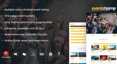 Eventchamp Theme Multiple Event & Conference