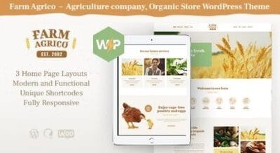 Farm Agrico Theme | Agricultural Business & Organic Food WordPress Theme