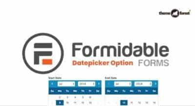 Formidable Datepicker Options