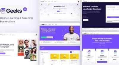 Geeks Theme – Online Learning Marketplace WordPress Theme