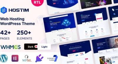 Hostim Theme – Web Hosting WordPress Theme with WHMCS