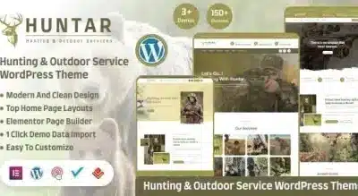 Huntar – Hunting & Outdoor WordPress Theme