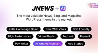 JNews Theme – WordPress Newspaper Magazine Blog AMP Theme