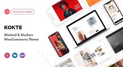 Konte Theme – Minimal & Modern WooCommerce WordPress Theme