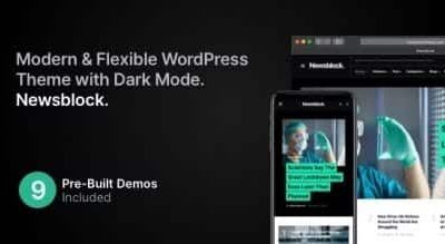 Newsblock Theme – News & Magazine WordPress Theme with Dark Mode