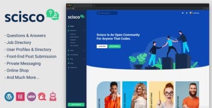 Scisco-Questions-and-Answers-WordPress-Theme-430x219-1.jpg Scisco Theme – Questions and Answers WordPress Theme - Image 1