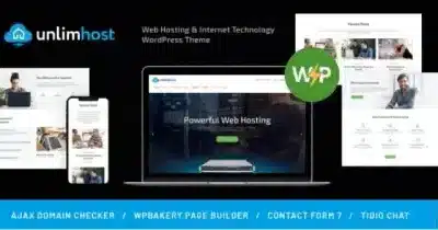 UnlimHost – Web Hosting & Internet Technology Theme