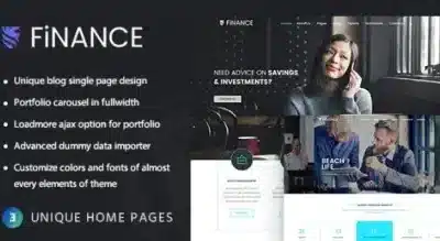 Finance Consultant – Consulting WordPress Theme