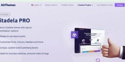 Citadela Pro – Extends Citadela theme with layout customization options