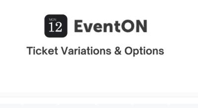 EventON Ticket Variations & Options
