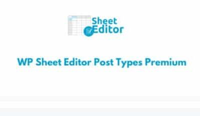 WP Sheet Editor Post Types Premium