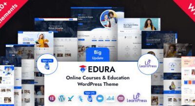 Edura – Online Courses & Education WordPress Theme