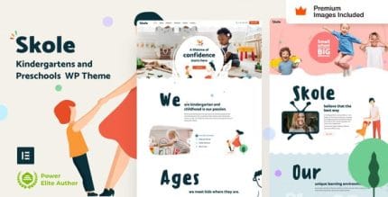 Skole-Children-Kindergarten-WordPress-Theme-430x219-1.jpg Skole Theme – Children Kindergarten WordPress Theme - Image 1