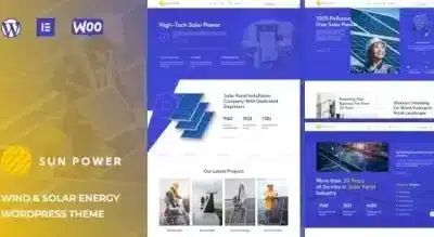 SunPower Solar Renewable Energy Theme