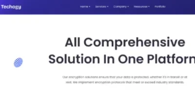 Techogy IT Solutions WordPress Theme