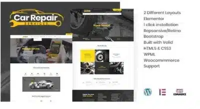 Car Service – Mechanic Auto Shop WordPress Theme