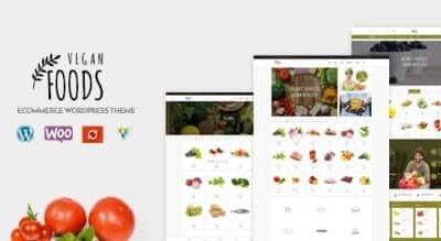 Vegan Food – Organic Store Responsive WooCommerce WordPress Theme