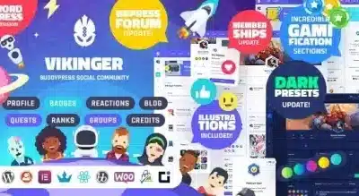 Vikinger – BuddyPress and GamiPress Social Community