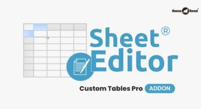 WP Sheet Editor Custom Tables Pro Addon