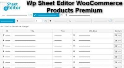 WP Sheet Editor WooCommerce Products