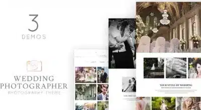Wedding Photographer WordPress Theme Vivagh