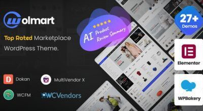 Wolmart Theme | Multi-Vendor Marketplace WooCommerce Theme