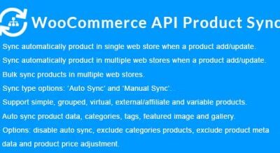 WooCommerce API Product Sync with Multiple WooCommerce Stores (Shops)
