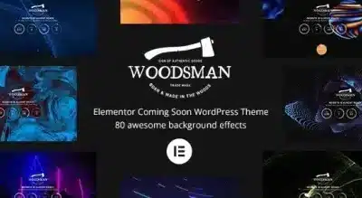 Woodsman – Elementor Coming Soon WordPress Theme