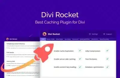 Divi Rocket Caching Plugin