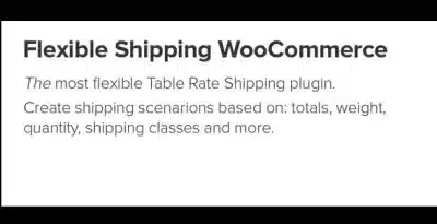 Flexible Shipping PRO