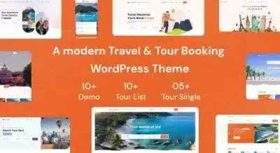 Tourio – Travel & Tour Booking WordPress Theme