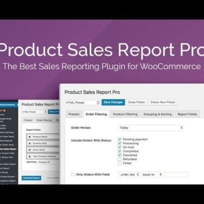 Product Sales Report Pro for WooCommerce