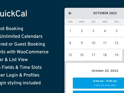 QuickCal – Appointment Booking Calendar for WordPress