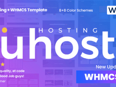 Uhost – Modern Web Hosting & WHMCS Template