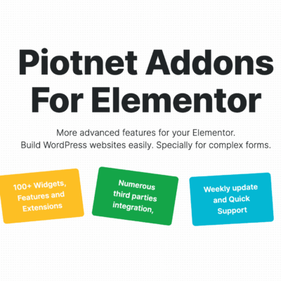 Piotnet Addons For Elementor Pro