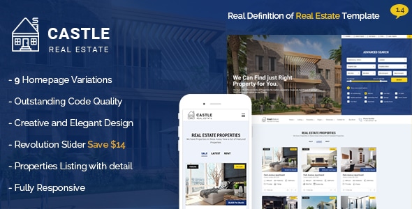 Castle – Real Estate Template Castle – Real Estate Template - Image 1