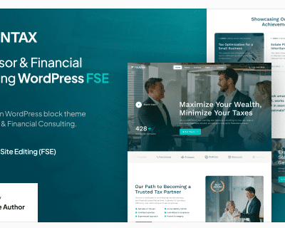 Fountax – Tax Advisor & Financial Consulting FSE WordPress Theme